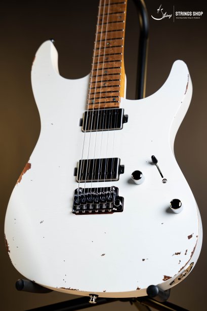 Mayones Aquila Aged V24 S6 Monolith Olympic White Nitro Aged