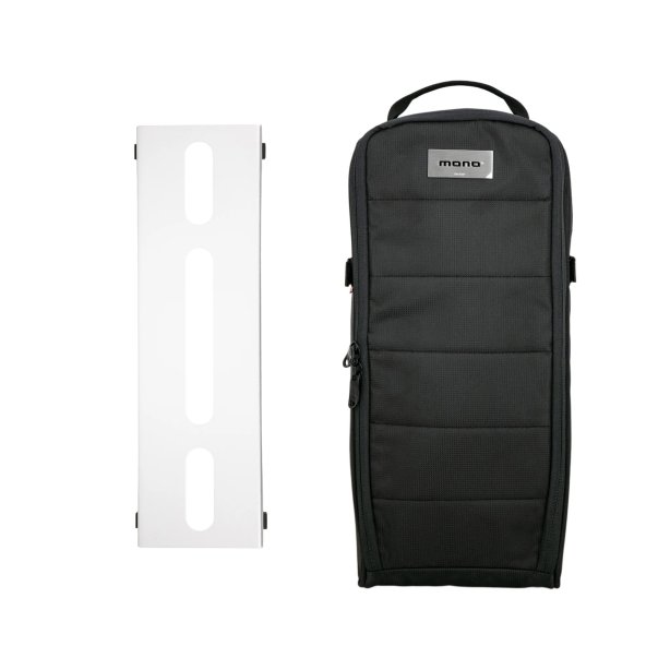 Mono Pedalboard Lite+Silver and Tick+ Accessory Case 2.0 Black