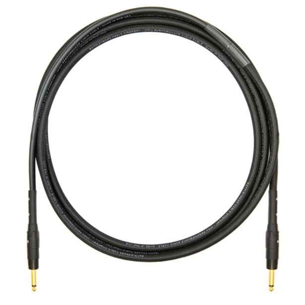 Rattlesnake Cable Snake Head Gold 15'  (S/S) Black