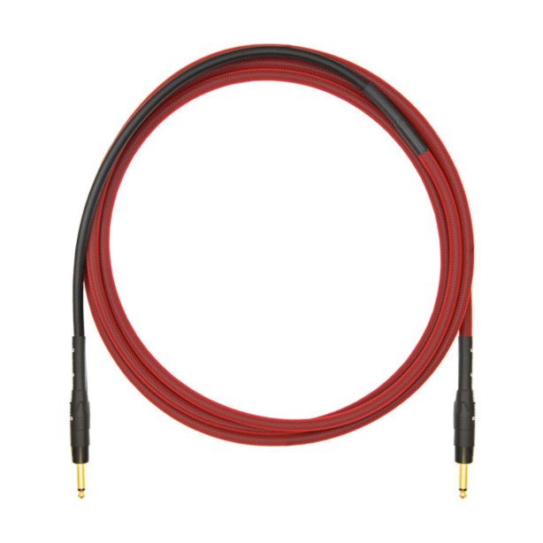 Rattlesnake Cable Snake Head Gold 15&#039; (S/S) Red