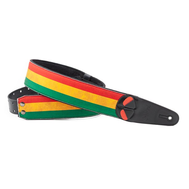 RightOn! Straps Legend Rasta Guitar and Bass Strap