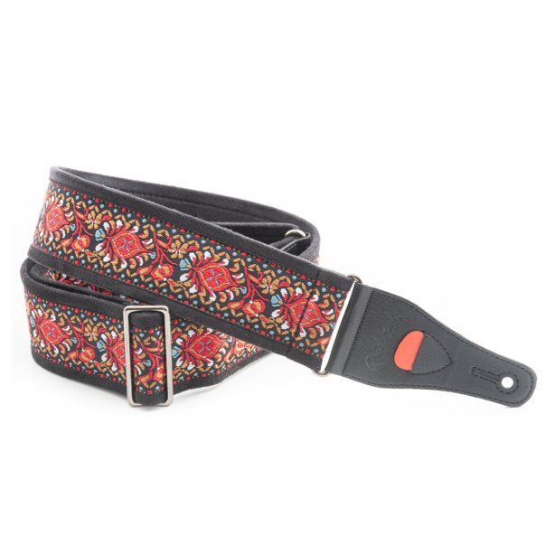 RightOn! Straps Woodstock II red Guitar Strap