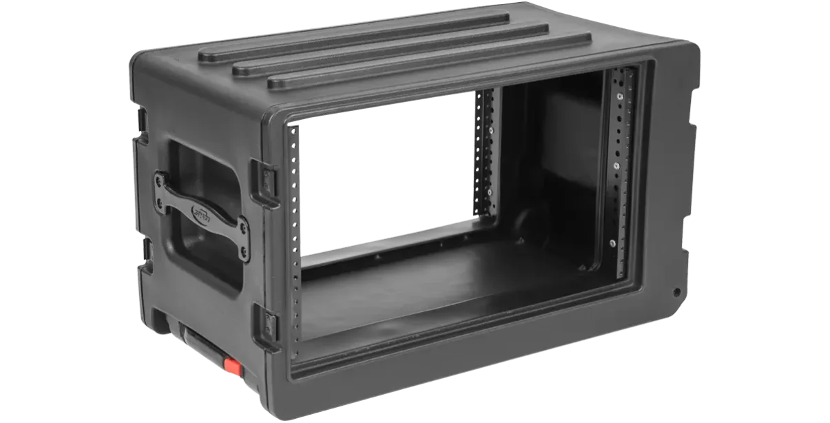 SKB 6U rSeries Shallow Rolling Rack