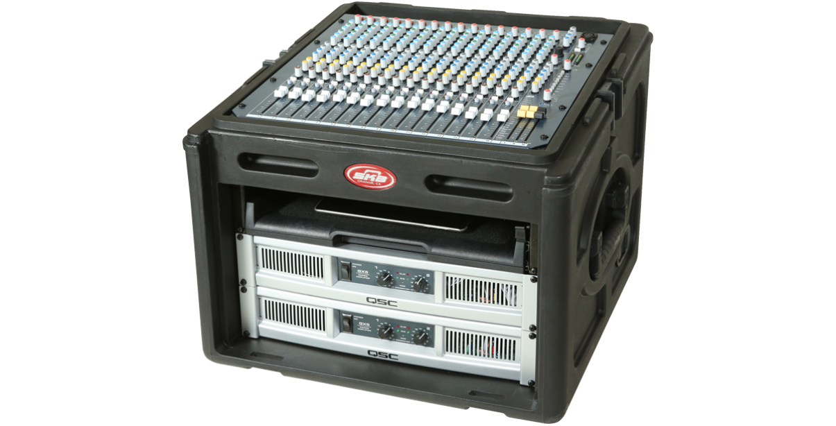 SKB 1SKB-R106 10U x 6U Mixer Rack Case