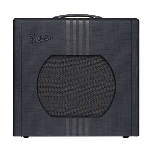 Supro Delta King 12 1 x 12-inch 15-watt Tube Combo Amp - Black and Black