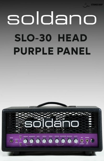SOLDANO SLO-30 Purple Panel – Signed