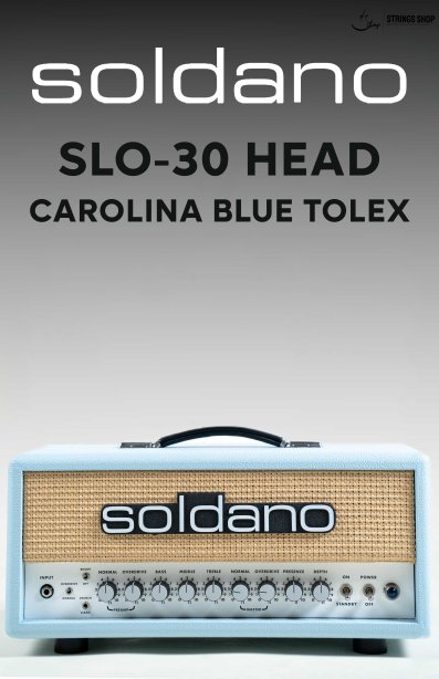 Soldano SLO-30 Classic Head Carolina Blue