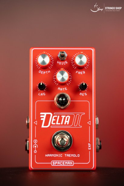 Spaceman Delta II Standard Harmonic Tremolo Red