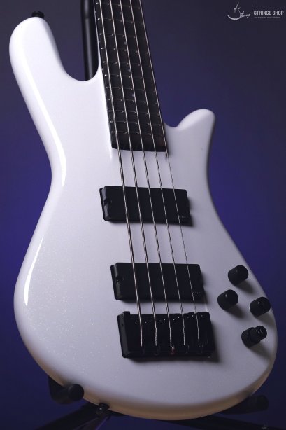 Spector NS Ethos HP 5 - White Sparkle Gloss