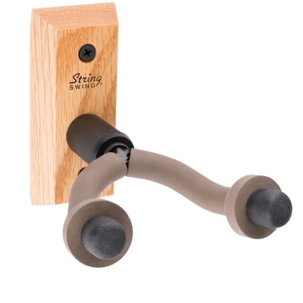 String Swing  Home &amp; Studio Guitar Hanger Oak