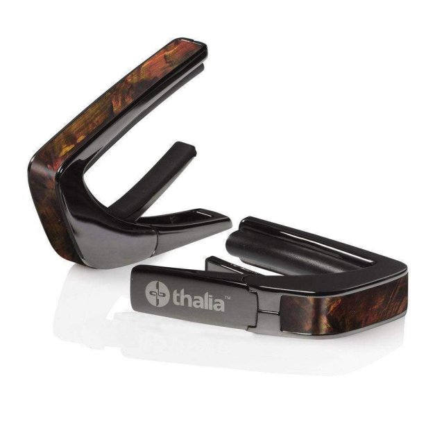 Thalia Tennessee Whiskey Wing | Exotic Shell Capo - Black  Chrome