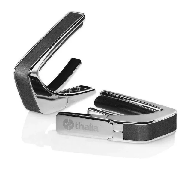 Thalia Ebony Inked | Exotic Wood Capo - Chrome
