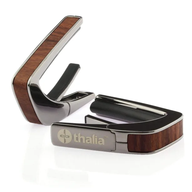 Thalia Santos Rosewood | Exotic Wood Capo - Black Chrome