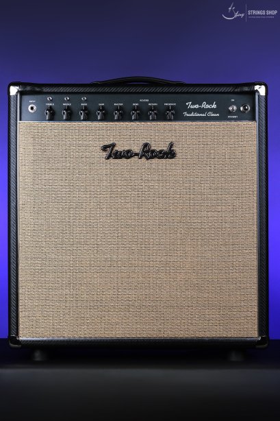 Two Rock Traditional Clean 40W Combo Amplifier (D-Style) - Black Carbon Fiber,Cane Cloth