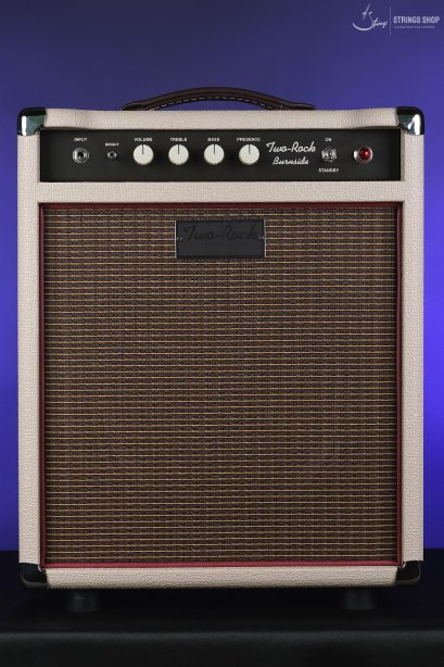 Two Rock Burnside Combo Amplifier - Blond Tolex, Oxblood Stripe