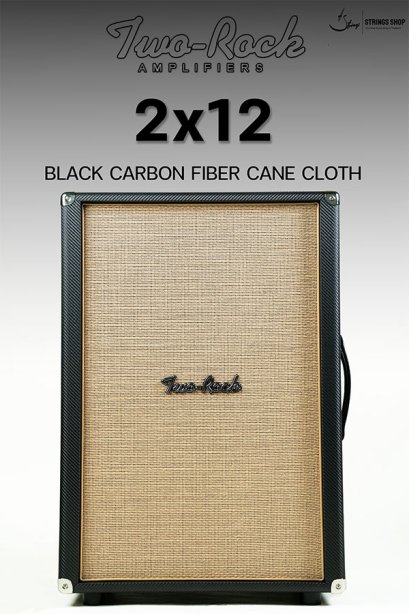 Two-Rock 212 Speaker Cabinet Black Carbon Fiber , Cane Cloth
