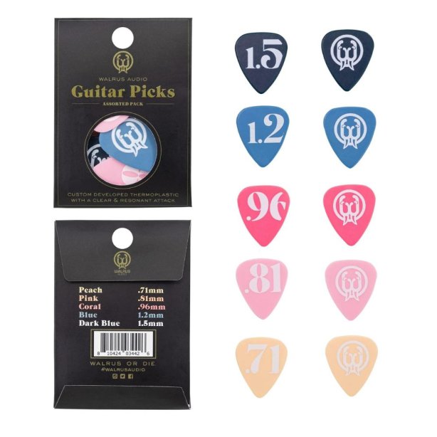 Walrus Audio Premium Guitar Picks - Assorted (10-pack)