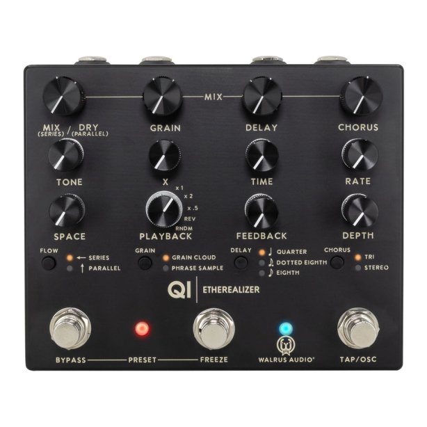 Walrus Audio Qi Etherealizer Multi-effects Pedal - Black