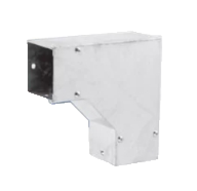 ข้องอรางไวร์เวย์เปิดใน /เปิดนอก ชุบกัลวาไนช์