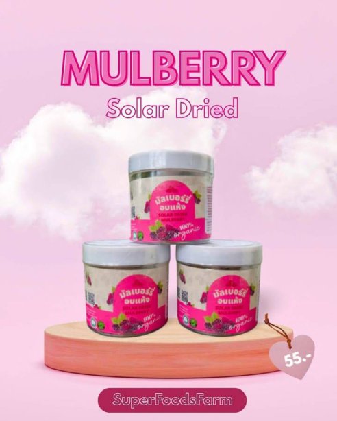 ลูกหม่อนอบแห้ง