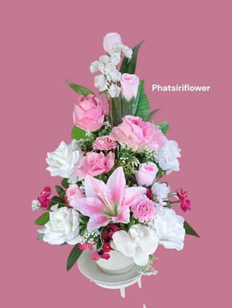 แจกันดอกไม้ประดิษฐ์ 08