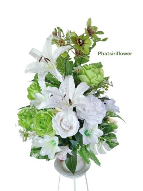 แจกันดอกไม้ประดิษฐ์ 04