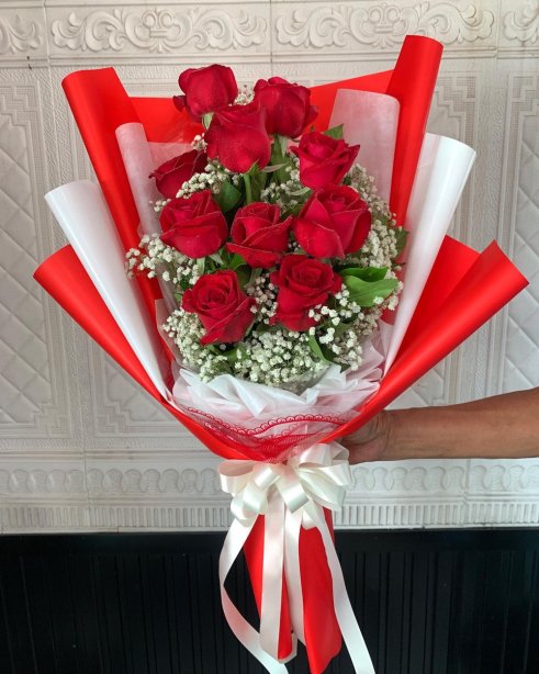 ช่อดอกไม้สด