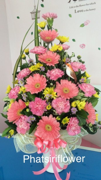 แจกันดอกไม้สด 80