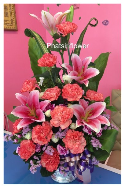 แจกันดอกไม้สด 85