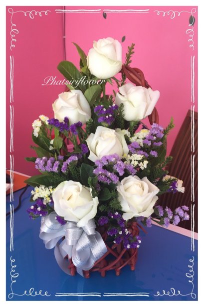 แจกันดอกไม้สด 90