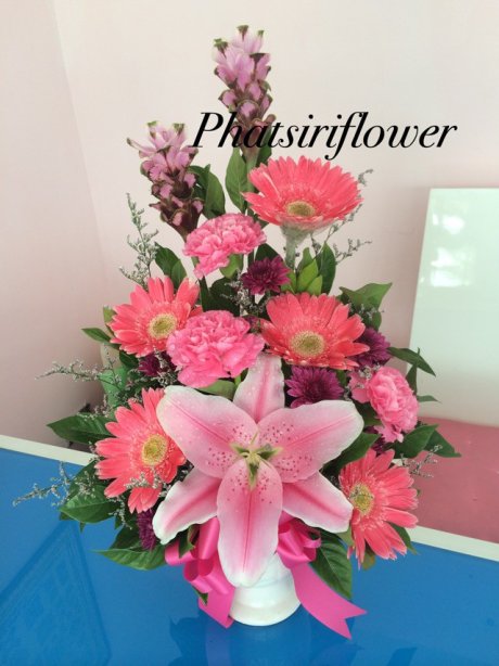 แจกันดอกไม้สด 07