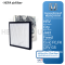 กรองแอร์ HONDA (FREED, CIVIC-FC, CRV G5, NEW CITY '13-18, JAZZ GK,HRV) (รุ่นใส่ฝาปิด) กรองแอร์ฟอกอากาศรถยนต์ HEPA airfilter (HO2501)