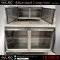 ตู้เย็นเคาน์เตอร์ 2 ประตู+Overshelf 70x175x84.5(+73) cm.