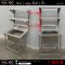 ซิงค์ 1 หลุม+ชั้นซี่ 2 ชั้น 75x70x80(+80) cm.