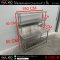 โต๊ะสแตนเลส+Overshelf 2 ชั้น 60x150x80 +Overshelf 30x150x93 cm.
