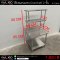 โต๊ะสแตนเลส+Overshelf 2 ชั้น 80x80x85+Overshelf 35x80x90 cm.