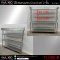 โต๊ะสแตนเลส+Overshelf 2 ชั้น 50x200x85+Overshelf 30x200x109 cm.