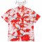 เสื้อฮาวาย เสื้อฮาวายญี่ปุ่น เสื้อครอบครัว Hawaiian aloha Shirts (สนแดง)
