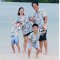 เสื้อฮาวาย เสื้อเด็ก เสื้อครอบครัว เด็ก&ผู้ใหญ่ Hawaiian aloha Shirts ハワイアンシャツ (Land Of Aloha ฟ้าอ่อน)