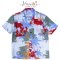 เสื้อฮาวาย เสื้อครอบครัว เด็ก&ผู้ใหญ่ Hawaiian aloha Shirts (มะพร้าว Colorfull พื้นขาว)