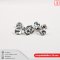 White Crystal Studs 20 mm.