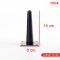 ขาเหล็กตรง TD-090 15cm ชุบสีดำ