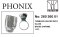 260 078 01 ที่วางสบู่ แบบแก้วใส แขวนผนัง (Soap Holder) รุ่น PHONIX - Hemecker