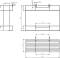 HWHOY-H109 ชั้นวางเอนกประสงค์ 2 ชั้น ขนาด 150 x 400 x 300 mm - HOY by VRH