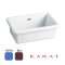 K-17559X ( K-1800 ) อ่างล้างหน้าอเนกประสงค์ อ่างอเนกประสงค์ (Large Square Sink) สีขาว สีแดง สีน้ำเงิน - KARAT