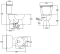 TF-2164 สุขภัณฑ์สองชิ้น 6 ลิตร  สีม่วง - American Standard