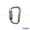 Schake Carabiner 3 actions silver zinc coating carabiner