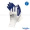 Nylon Glove (white) with Nitrile Latex (blue)