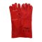 Leather Gloves 16" Red Schake