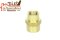 นิปเปิ้ลทองเหลืองลด 1/4"x1/4" JUMBO เกลียวใน-ใน